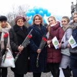 Участь в урочистій церемонії покладання квітів до пам`ятника Т. Г. Шевченку з нагоди Дня Соборності України